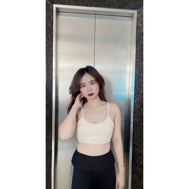 ÁO BRA NỮ dây Tập gym -yoga ,chất thun cotton hàng xuất xịn