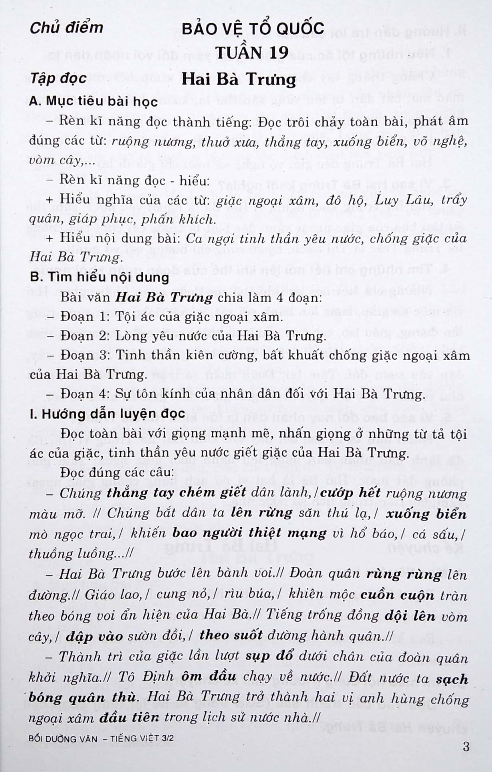 Bồi Dưỡng Văn Tiếng Việt Lớp 3 - Tập 2
