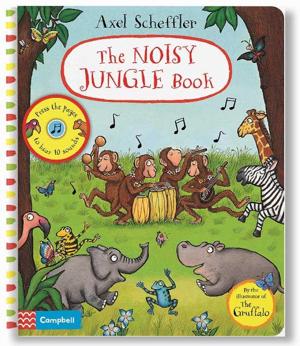 The Noisy Jungle Book : A press-the-page sound book