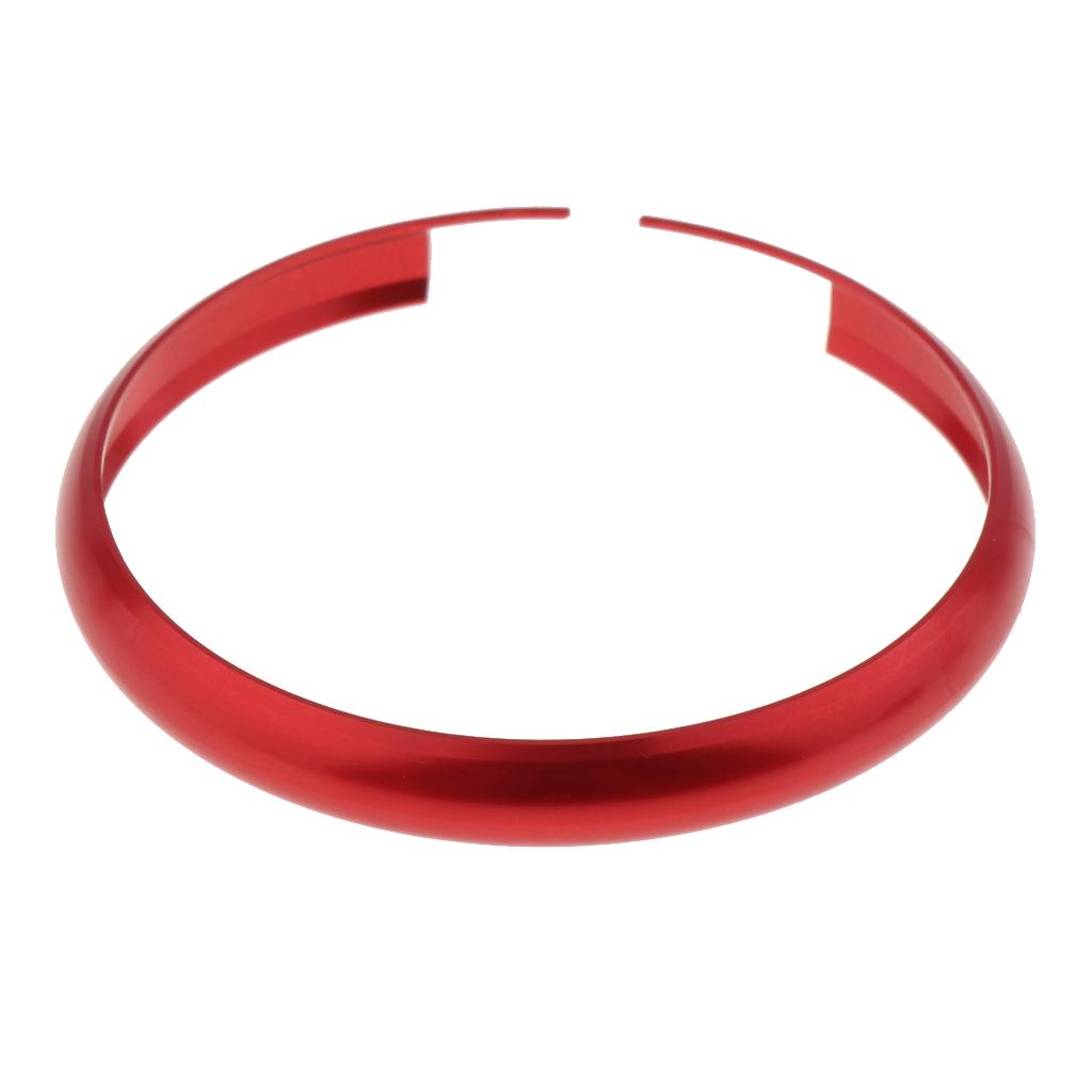 2x Aluminum Key Ring Decorative Chain for  Clubman Countryman Red