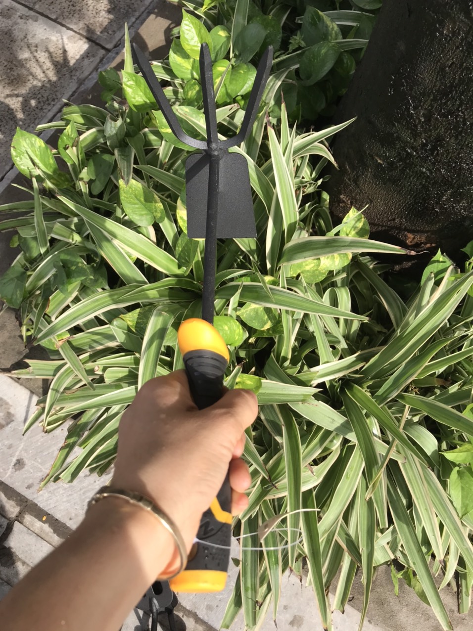 Bộ 4 dụng cụ quốc xẻng làm vườn chính hãng Tolsen tặng găng tay cao su kháng khuẩn