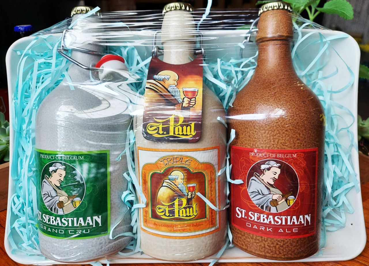 Set Quà 3 Chai Bia Sứ Bỉ Thầy Tu Brouwerij Sterkens