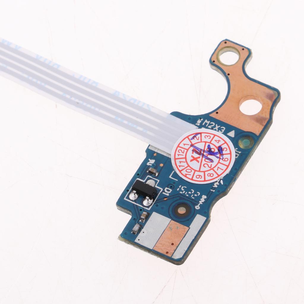 Power Button Board with Flex Cable LS-C701P for 15-AC 15-AF 15-A Repair