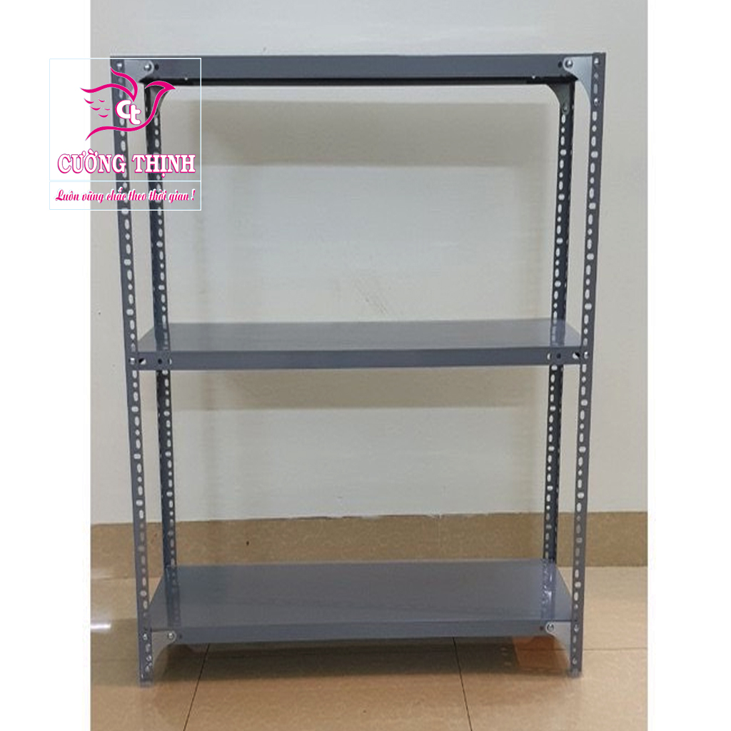 Kệ sắt Mini 3 Tầng | Cao 100cm x Dài 80cm x Rộng 30cm 