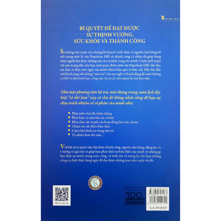 Nghĩ giàu làm giàu 365 ngày