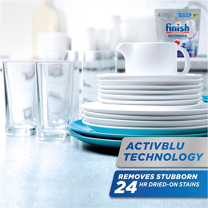 Viên rửa bát Finish Quantum Lemon All in one 64 viên, FINISH QUANTUM ALL IN 1 (64 PACK LEMON)