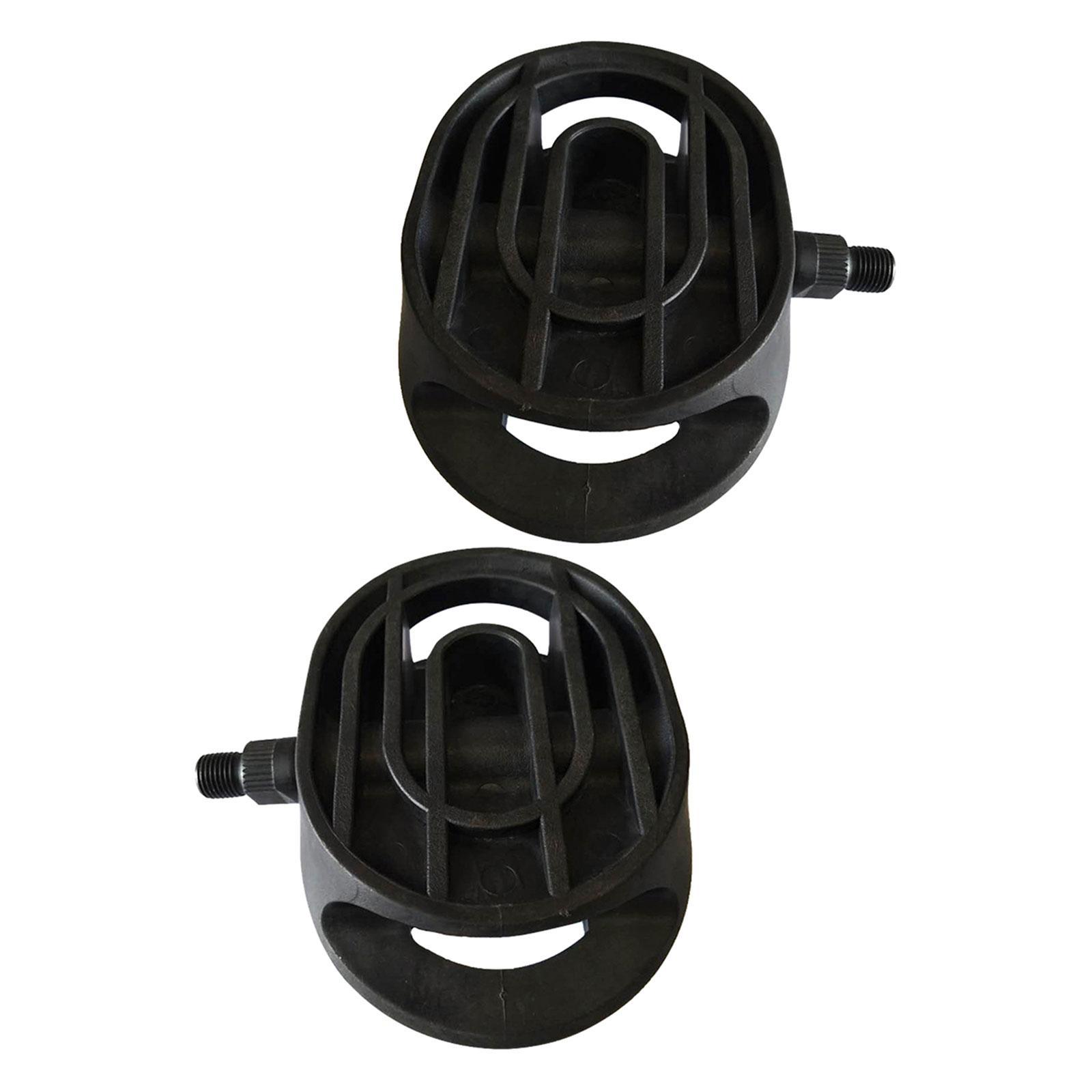 2Pcs Exercise Bike Pedals Footboard Cycling Pedals Durable Fitness Equipment Pedals Exercise Machine Foot Pedal for Stationary Exercise Bike