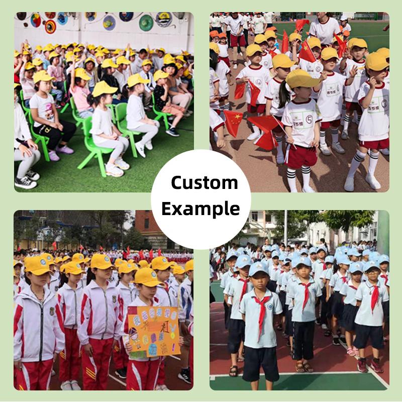 Tùy Chỉnh Có Thể Điều Chỉnh Cá Nhân Cotton Trẻ Em Mũ Bóng Chày Cho Bé Trai Bé Gái Kid Học Sinh Nón Thiết Kế In Thêu Logo Tên Color: cotton red Size: 54cm adjustable Age Range: 3-8 years