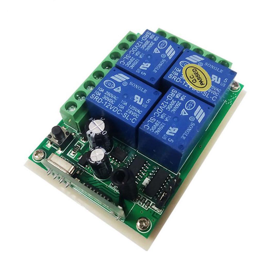 433Mhz Wireless RF Transmitter Remote Control Switch  + Relay Receiver For Light/ Garage/ Door Opener