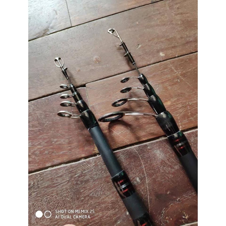 Cần lure rút M-Long độ cứng MH máy ngang + đứng