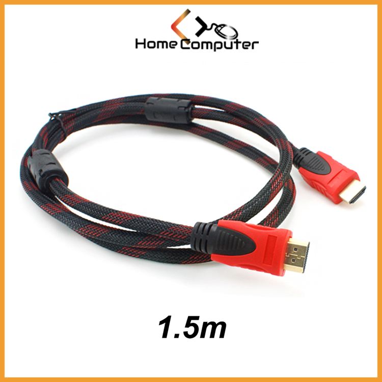 Dây Cáp Tín Hiệu, Dây HDMI 1.5m, 3m, 5m Tròn Chuẩn 1.4v  Bọc Lưới - Hàng Loại Tốt - Giá Rẻ