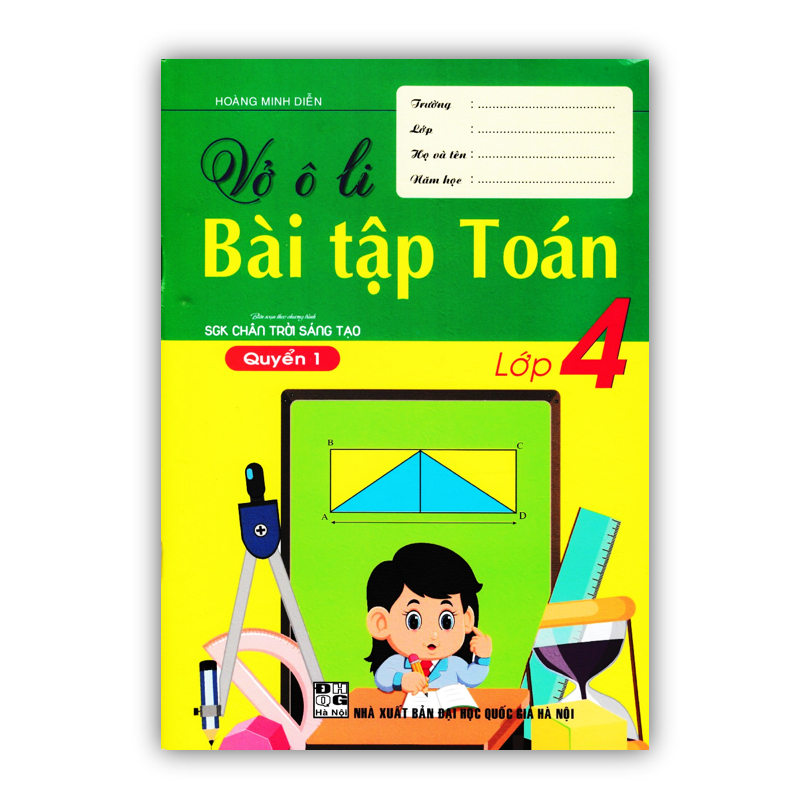 Sách - Vở Ô Li Bài Tập Toán Lớp 4 - Quyển 1