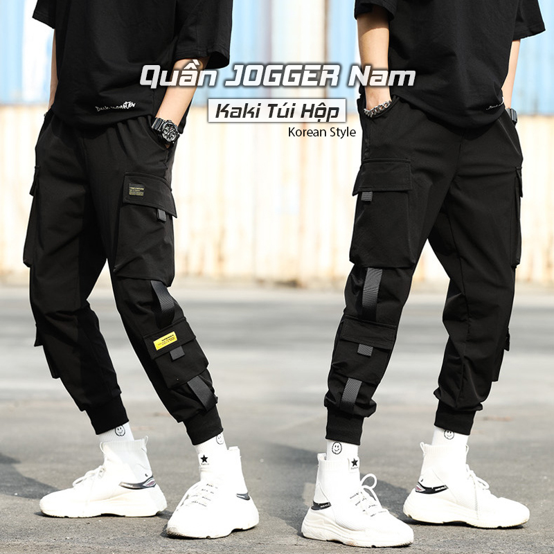 Quần jogger nam nữ thể thao kaki mã TT46 thô túi hộp kiểu bó ống Hàn Quốc chất vải đẹp ống dài