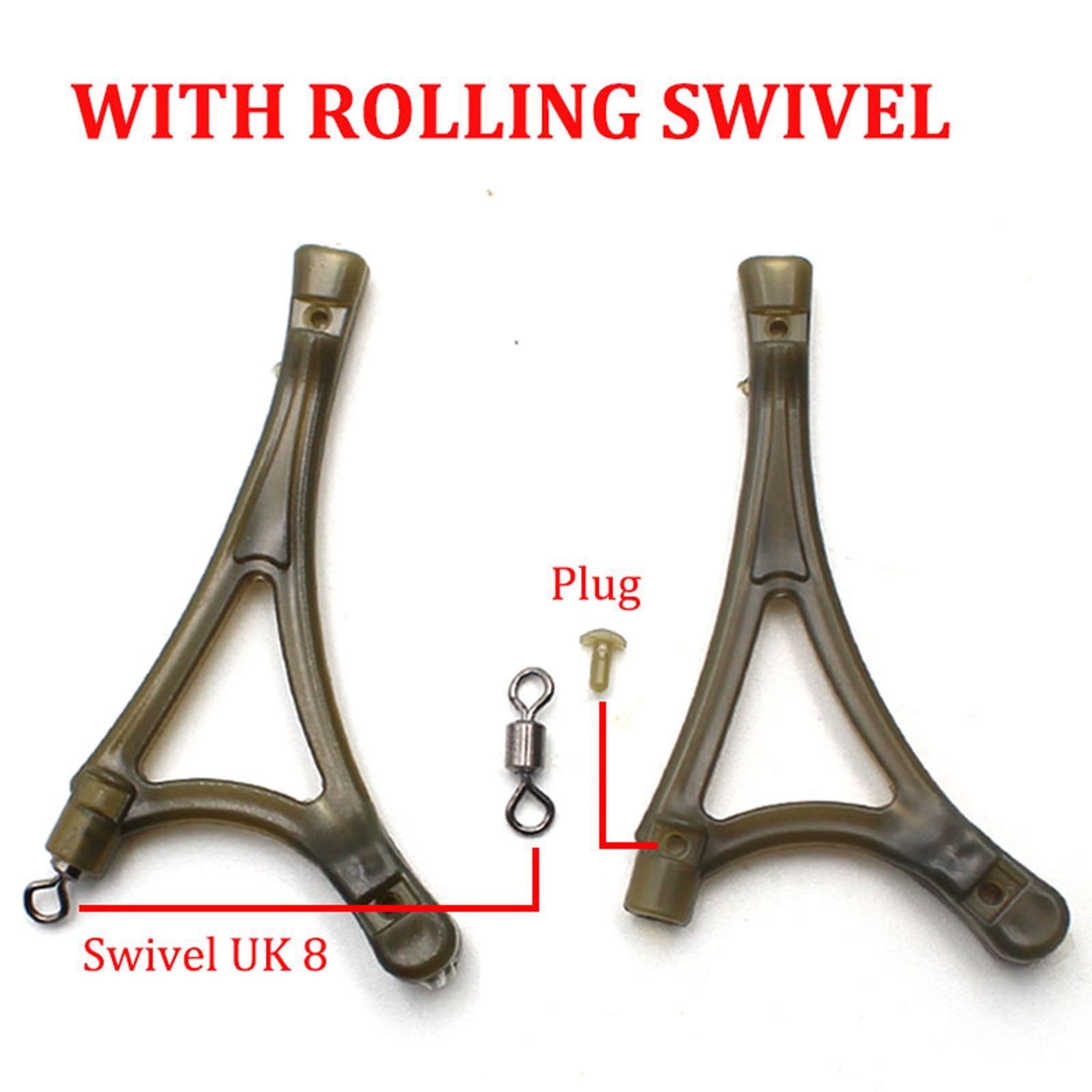 10PCS Carp Fishing Accessories Anti Sleeves for Carp Feeder Fishing Helicopter Hair Rigs Bead Fishing Tackle Equipment