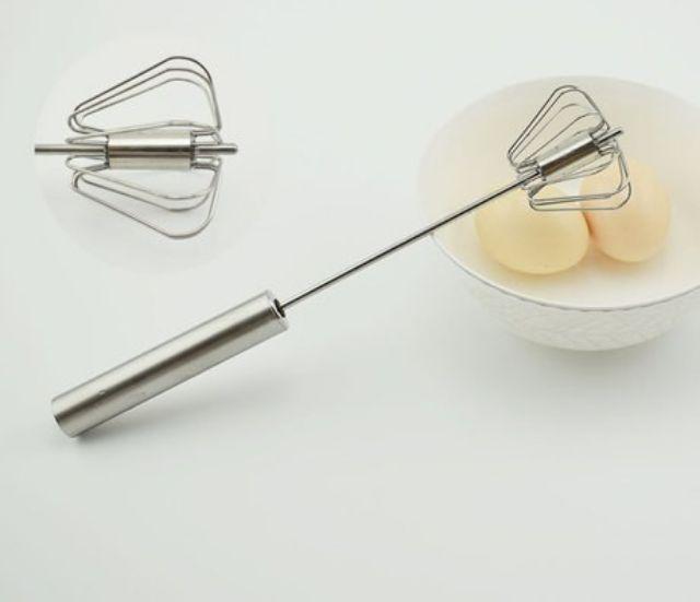Cây Đánh Trứng INOX Tự Xoay