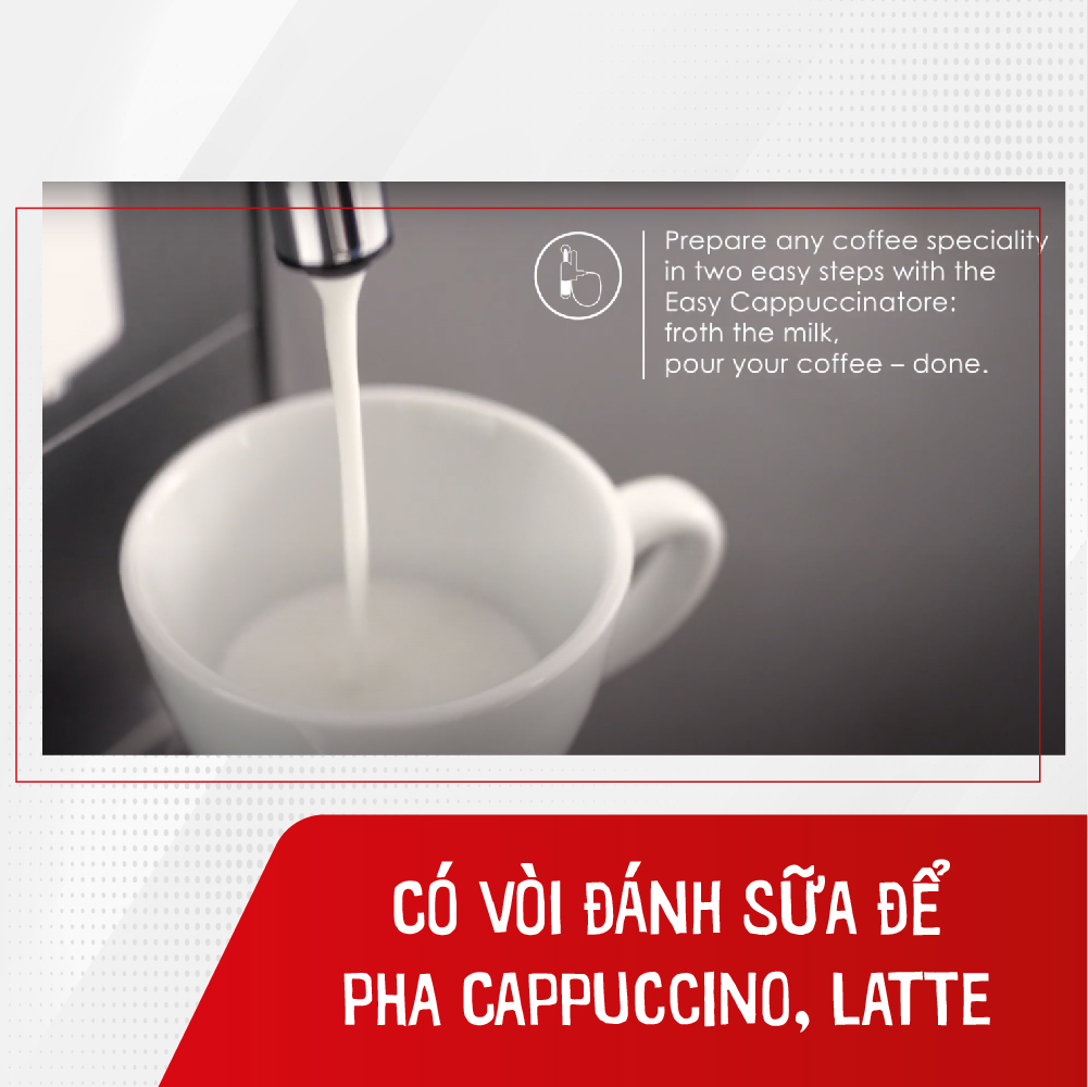 Máy pha cà phê tự động Melitta Avanza Titan- Hàng nhập khẩu chính hãng 100% từ thương hiệu Melitta, Đức