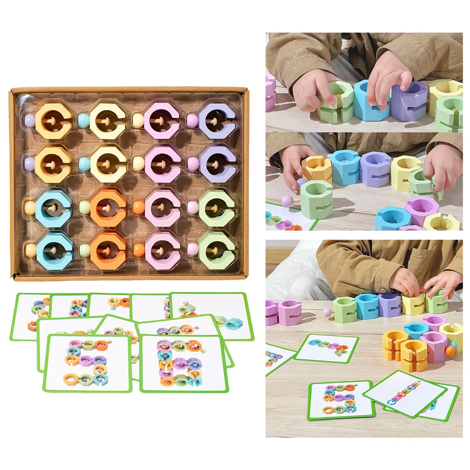 Montessori Shape Matching Game Educational Puzzle Toy for Boy Toddlers Girls