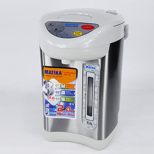 Bình thủy điện Matika MTK-8135 chức năng đun sôi và giữ ấm thông minh