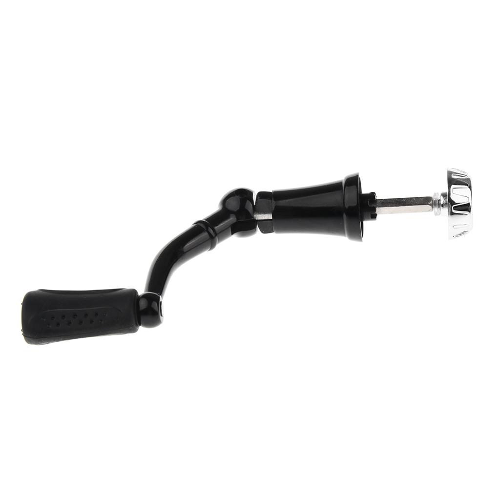 Metal Power Handle Knob Fishing Reel Crank Arm Foldable Spinning Reel Handle