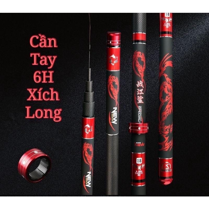 Cần câu tay dài 6m3 - 6H hàng loại 1 xích long cần tải 10kg y hình siêu đệp siêu bền