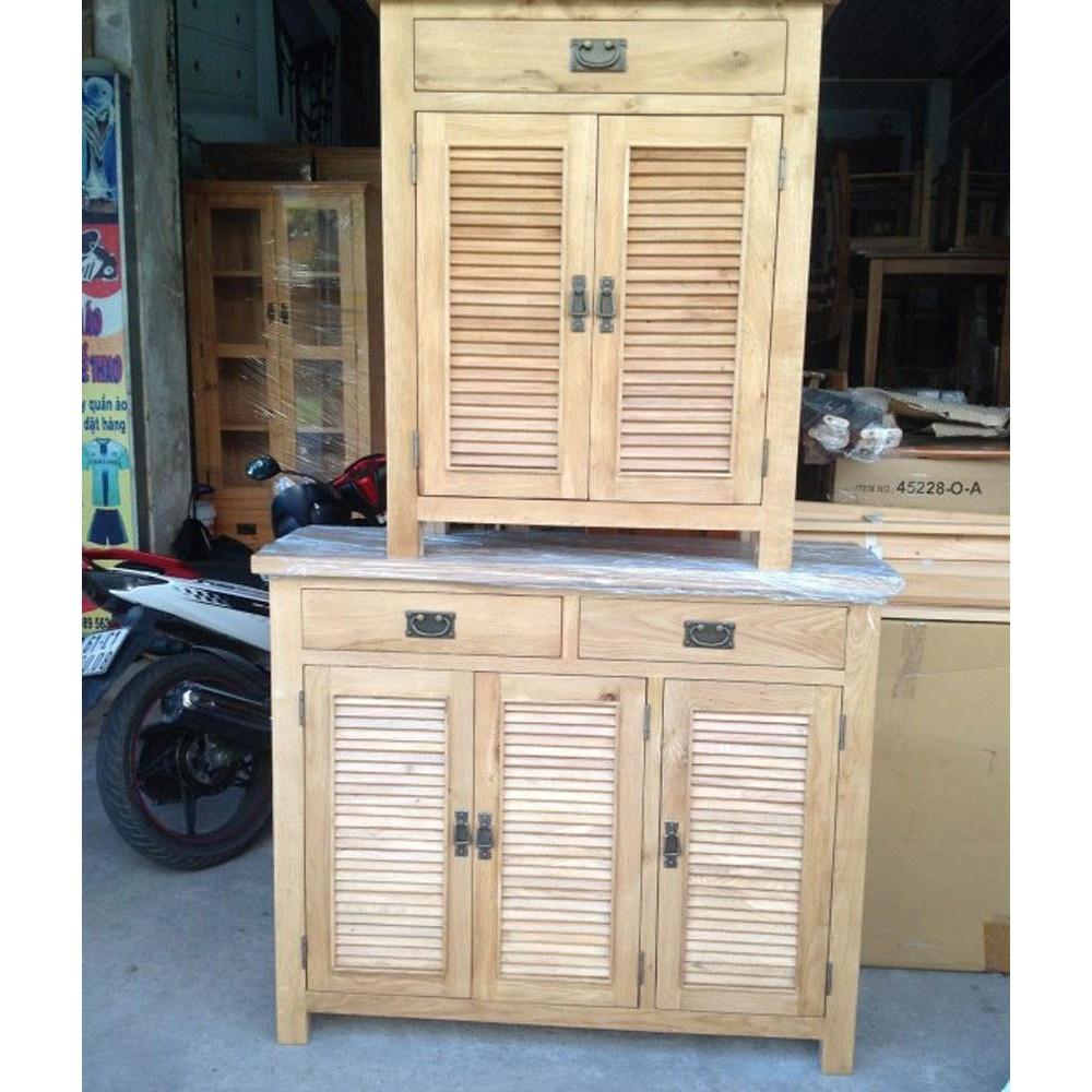 Tủ giày gỗ sồi mỹ 1m2