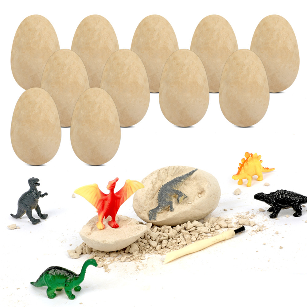 Bộ đồ chơi giáo dục khám phá khảo cổ hóa thạch khủng long KAVY-82 gồm 12 quả trứng đầy đủ các loại
