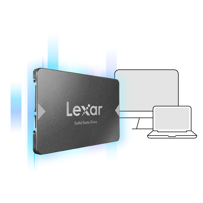 Ổ cứng SSD Lexar NS100 256GB Sata III 2.5 inch (LNS100-256RB) - Hàng Chính Hãng