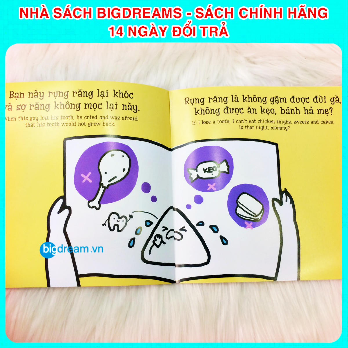 BẢN MỚI SONG NGỮ Miu Miu Tự Lập - Thay Răng Sữa Ehon Kĩ Năng Sống Cho Bé 1-6 Tuổi Miu miu hiểu chuyện Miu bé nhỏ