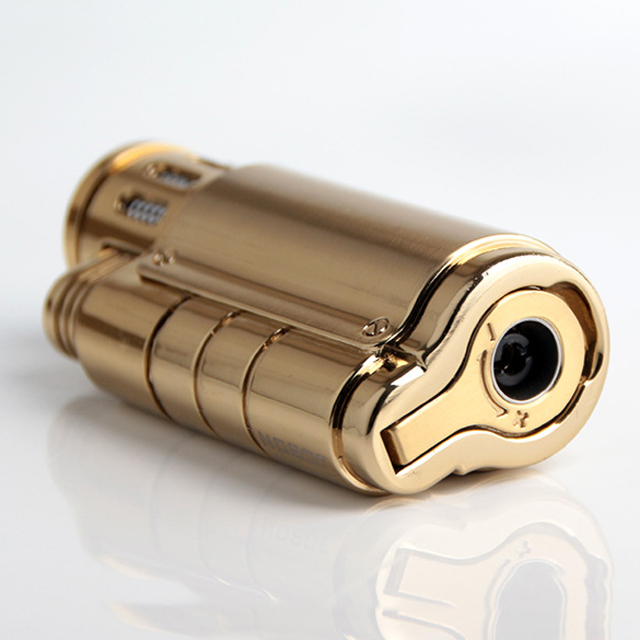 Vỏ Hộp Quẹt Bật Lửa Khò Gas 3 Tia Để Bàn Jobon ZB-957 Thiết Kế Độc Lạ Lửa Khò Mạnh Mẽ - Dùng Gas Cao Cấp