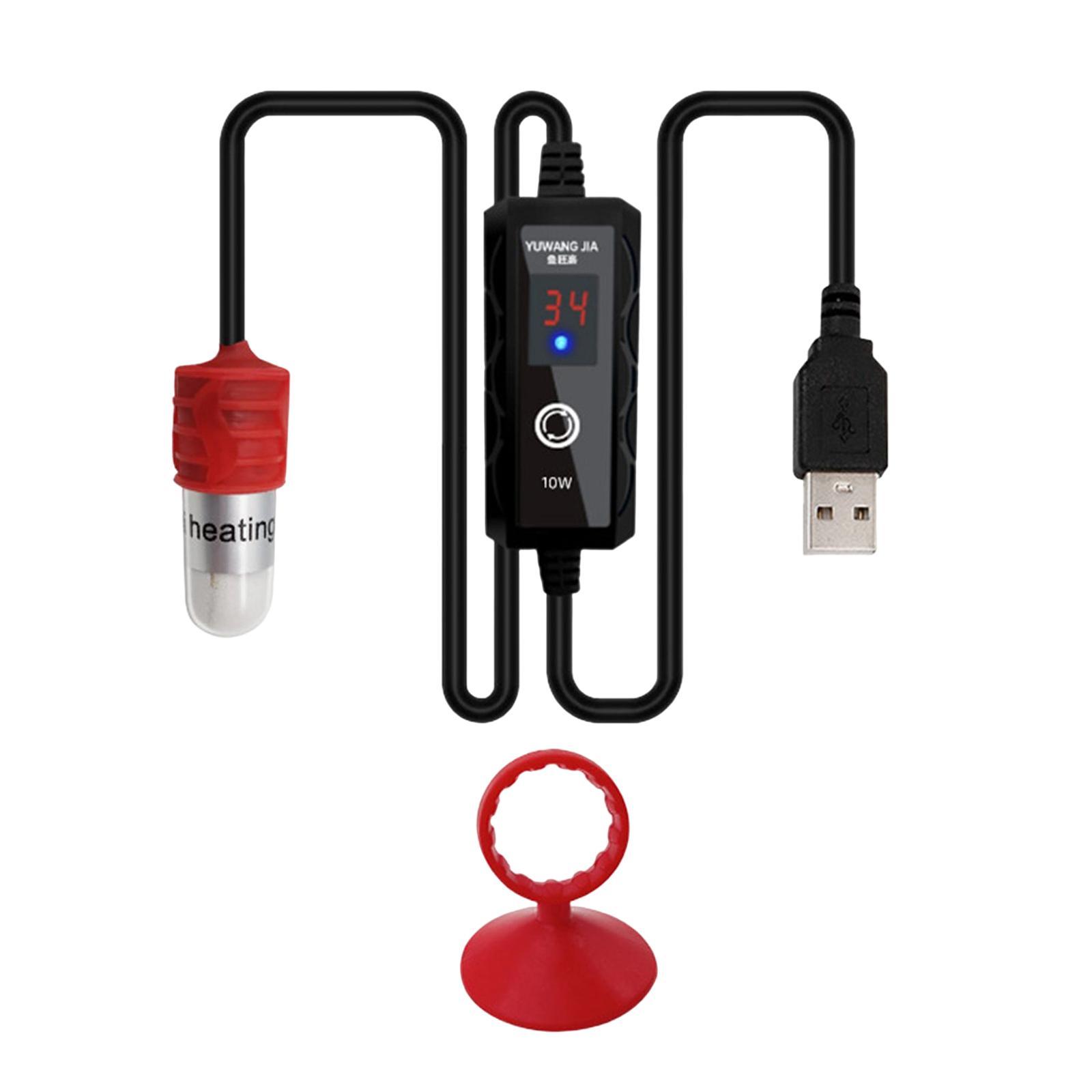 Aquarium Fish Tank Heater Heat Rod Over Temperature Protection Submersible Thermostat for Newts