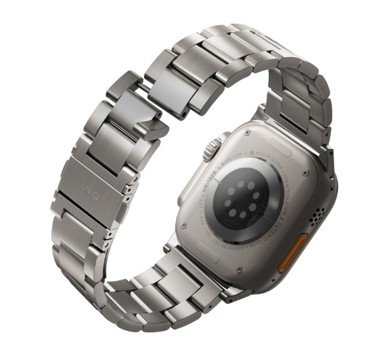 Dây Đeo UNIQ Osta Steel Link Band dành cho Apple Watch Series 1~8/ SE - hàng chính hãng