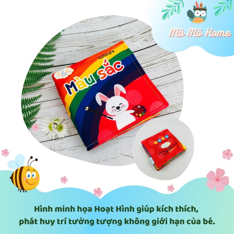 Bộ 8 cuốn Sách vải cho bé kích thích đa giác quan: My very first book/ Cuốn sách đầu tiên của bé