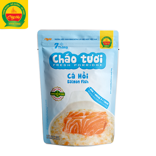 Cháo Tươi Cá Hồi Rong Biển Cây Thị