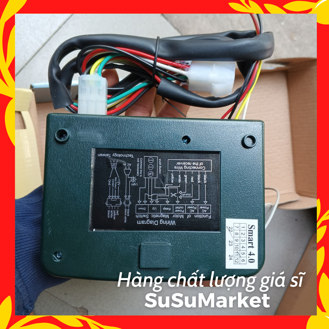 Bộ điều khiển cửa cuốn CH365 chống hack cửa | Mã nhãy bảo mật cao | An ninh tuyệt đối |