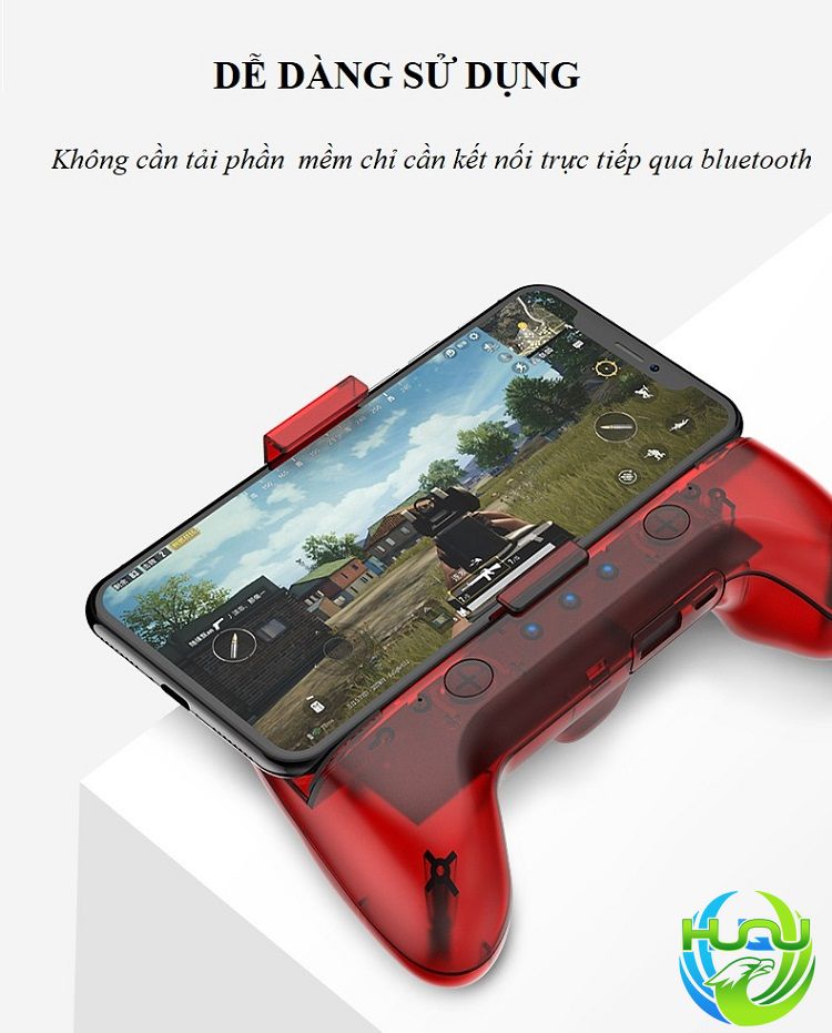 Tay Cầm Chơi Game Kết Nối Bluetooth Kiêm Sạc Dự Phòng Huqu HQ-F3