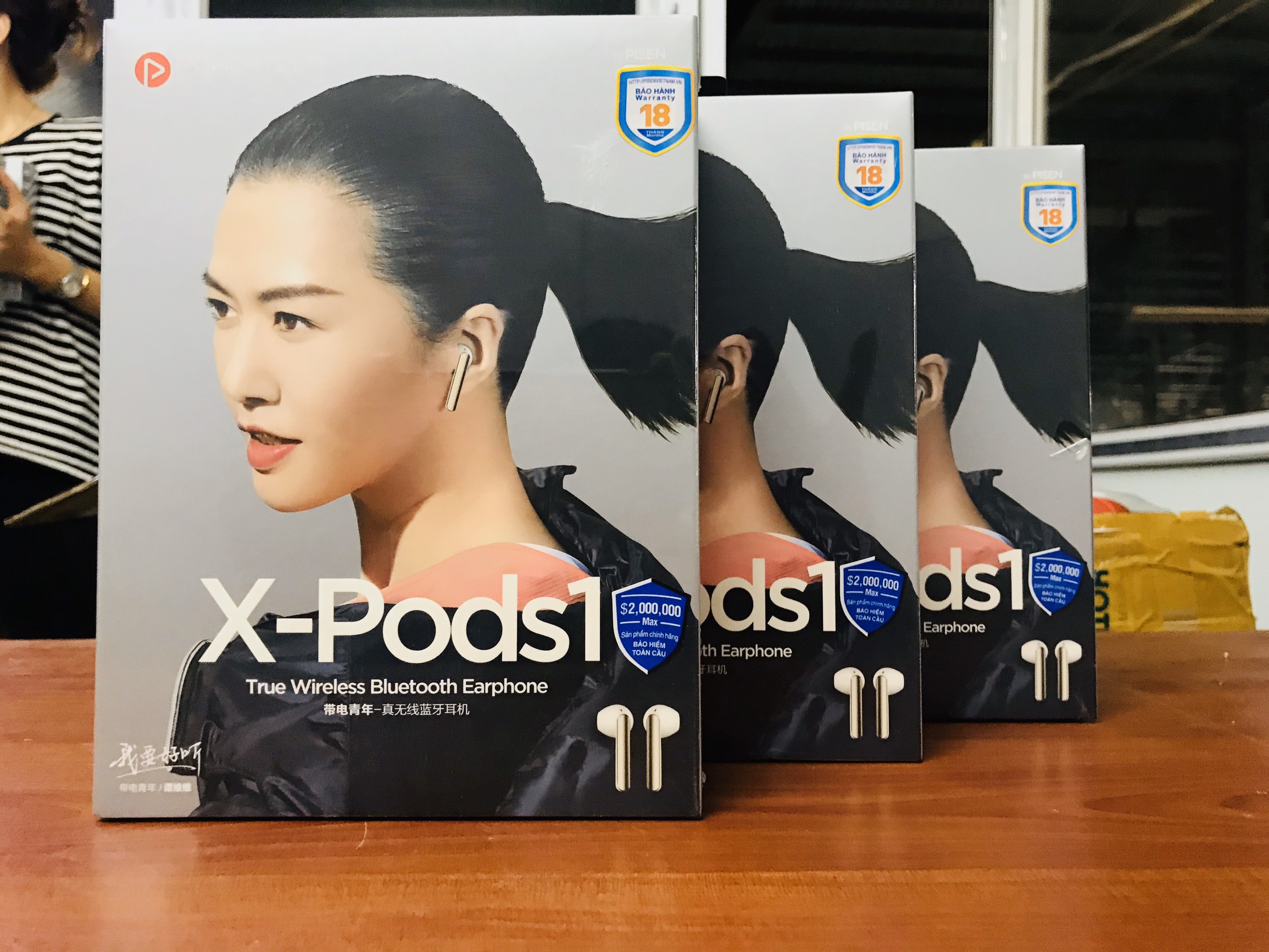 Tai nghe không dây Pisen True Wireless X-Pods 1_ Hàng chính hãng