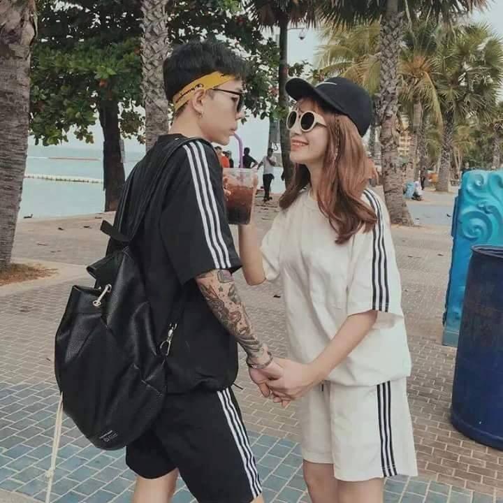 Sét đồ bộ thể thao Unisex 3 Sọc thun lạnh mềm mịn thấm hút co giãn cá tính năng động,BỘ ĐỒ THỂ THAO NĂNG ĐỘNG CÁ TÍNH