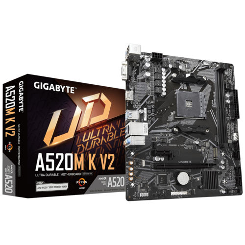 Bo Mạch Chủ Main Gigabyte A520M K V2 Socket AM4 - Hàng Chính Hãng