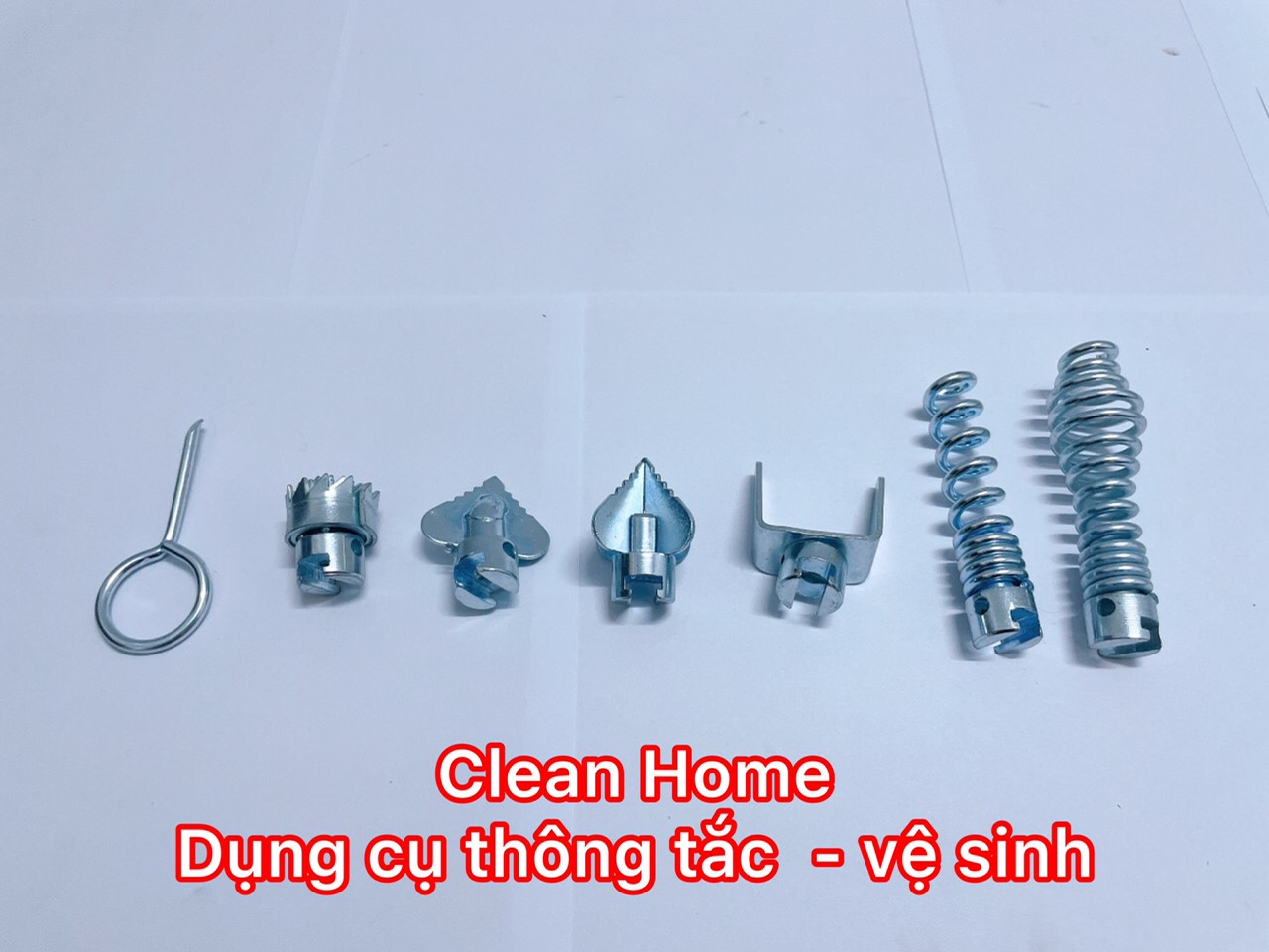 Dây Thông Tắc Cống Lò Xo Phi 16 Dùng Tay Quay