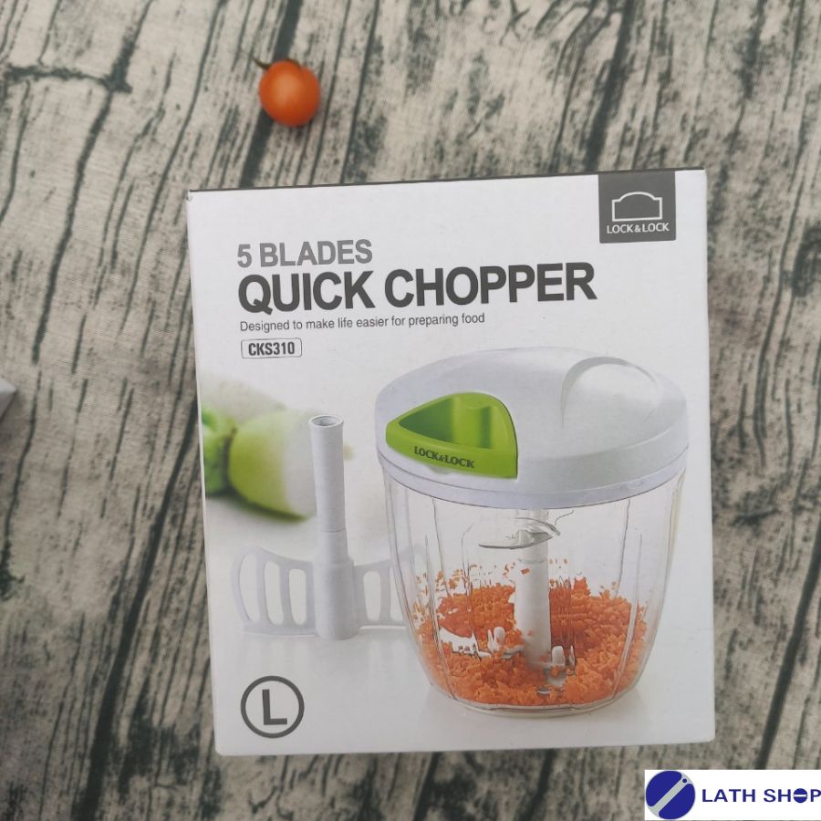 Dụng cụ băm rau củ quả Lock&Lock Quick Chopper CKS310