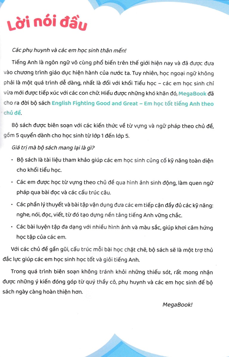English Fighting Good And Great - Em Học Tốt Tiếng Anh Theo Chủ Đề 5 - MEGABOOK