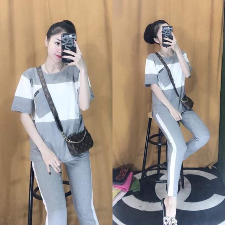 SET BỘ COTTON PHỐI TÚI THỜI TRANG HOT