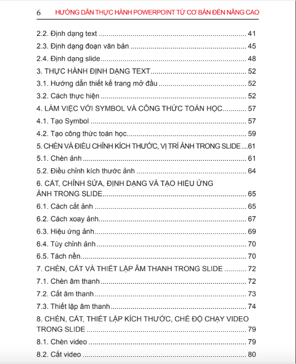 Sách Hướng dẫn thực hành Powerpoint từ cơ bản đến nâng cao