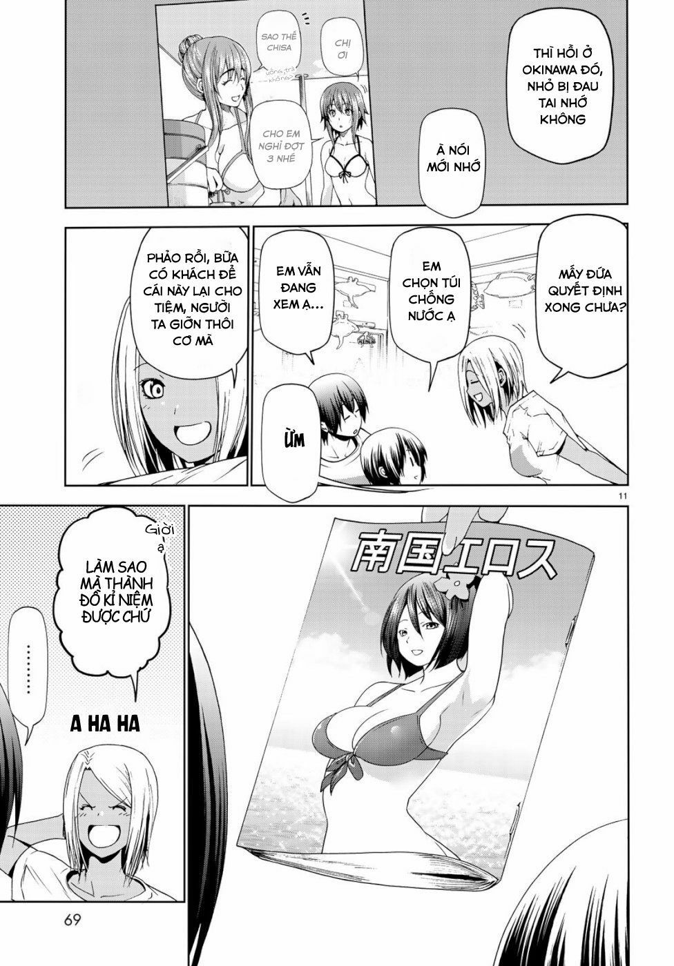 cô gái thích lặn - grand blue chapter 57 11