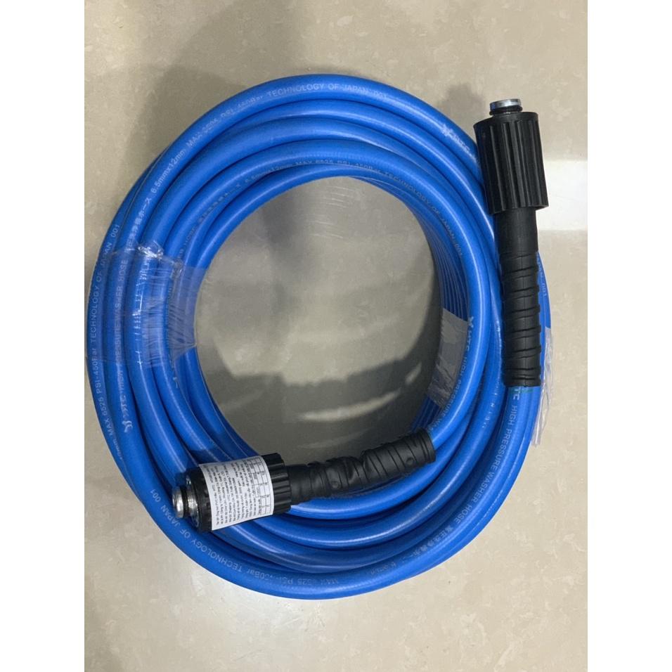 Dây xịt rửa xe HIỆU HTC LOẠI 15M,HTC6512-15W2 từ nhựa PVC áp lực cao 450 bar,ĐK 6.5*12mm
