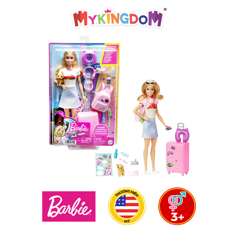 Đồ Chơi BARBIE Thời Trang Du Lịch Của Barbie HJY18