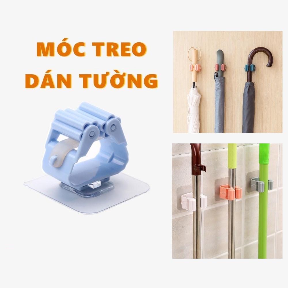 Móc Kẹp Dán Tường Giữ Cây Lau Nhà, Treo Chổi, Kẹp Dán Tường Treo Chổi Nhiều Màu, Với Miếng Dán Siêu Chắc. Kingler 4028