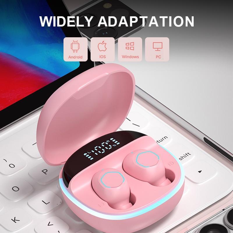 2022 Tai nghe không dây M13 TWS mới, chống nước, với màn hình LED nguồn,Bluetooth 5.0,với micrô