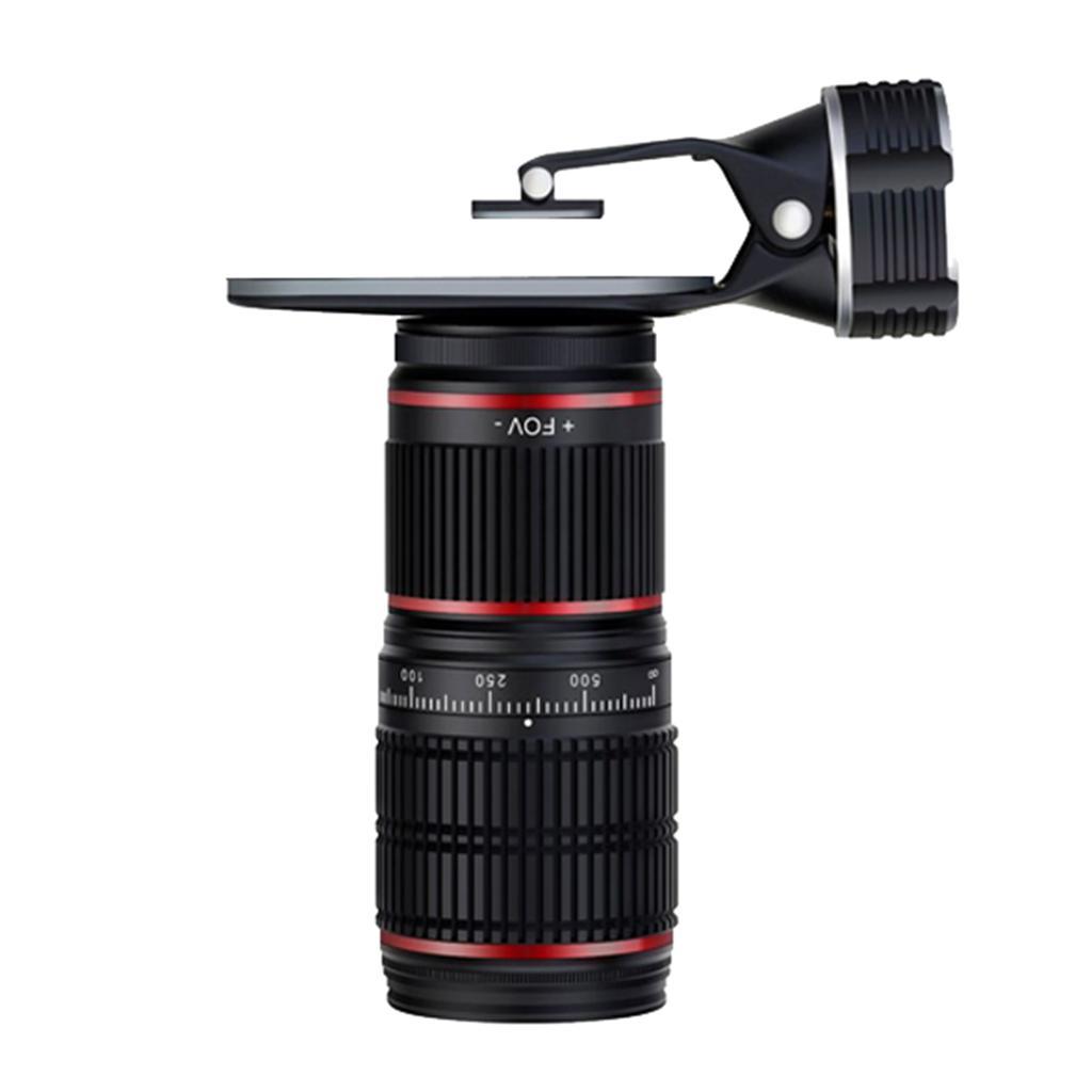 5 in1 12.8x Zoom Ourdoor Hiking Telescope Lens Camera HD for Phone Lenses