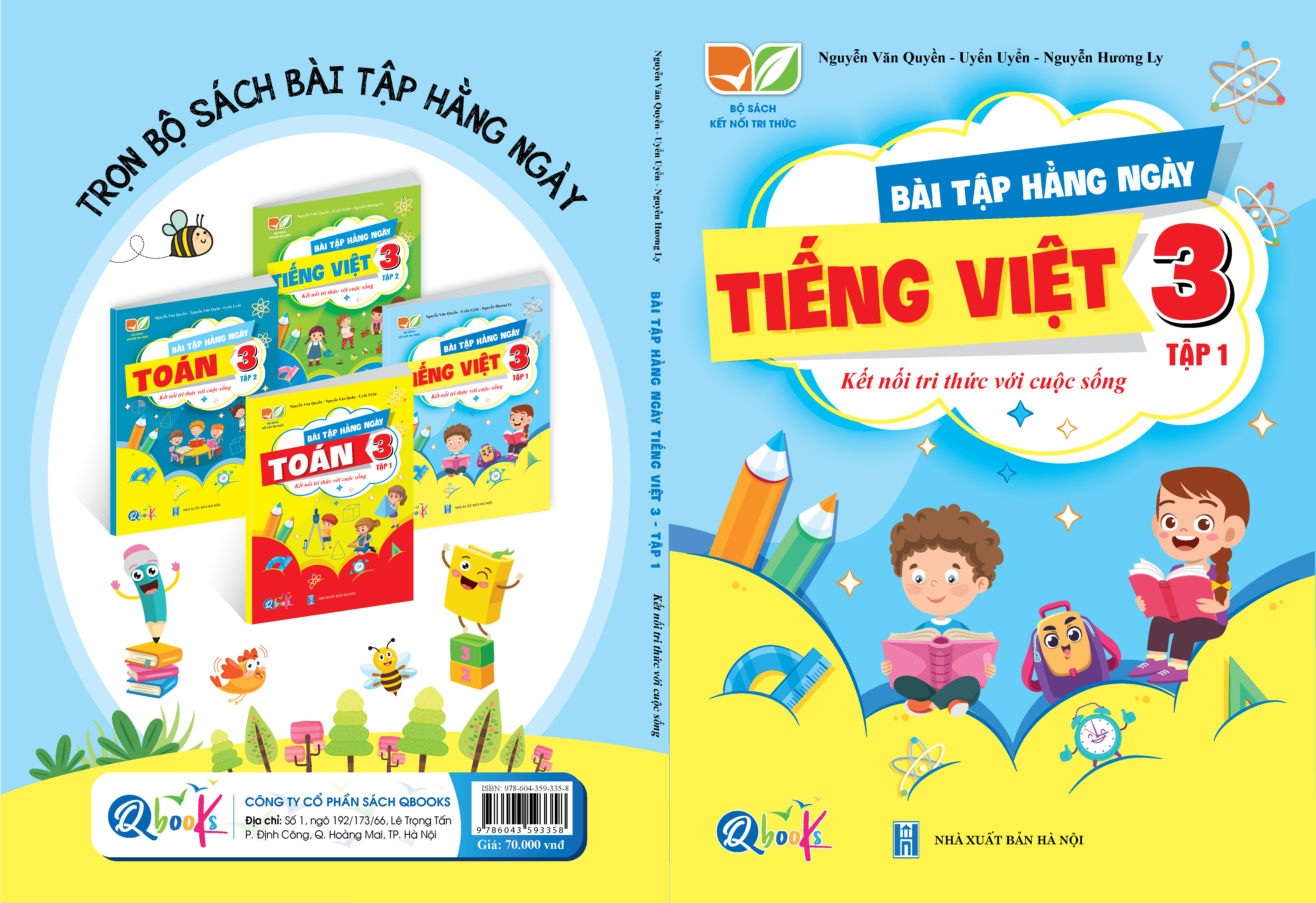 Sách Combo Bài Tập Hằng Ngày Toán, Tiếng Việt Lớp 3 - Kết Nối Tri Thức Với Cuộc Sống - BẢN QUYỀN